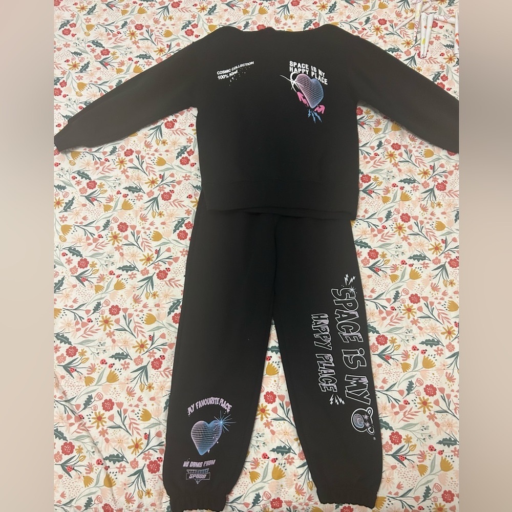 sweatshirt and sweatpants set zara size 8